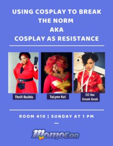 MomoCon: Cosplay As Resistance! @ Georgia World Congress Center, Room 410 | Atlanta | Georgia | United States